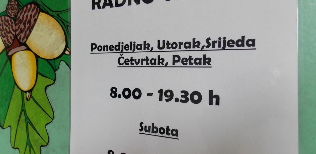 Redovno radno vrijeme knjižnice ponovno od ponedjeljka 2. rujna