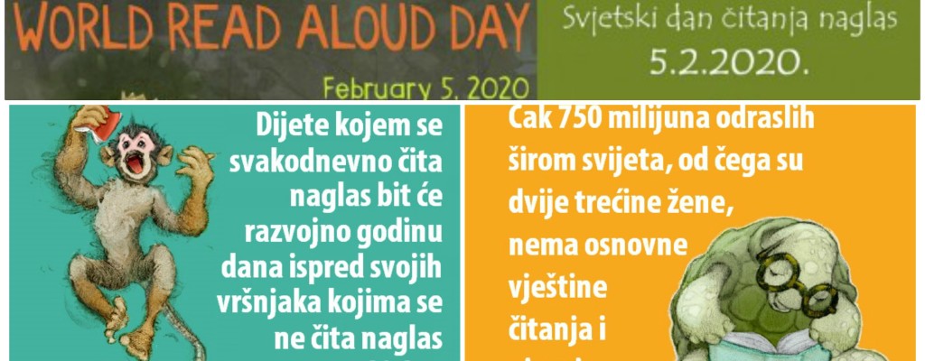 Svjetski dan čitanja naglas 2020. – Čitajte naglas. Mijenjajte svijet.