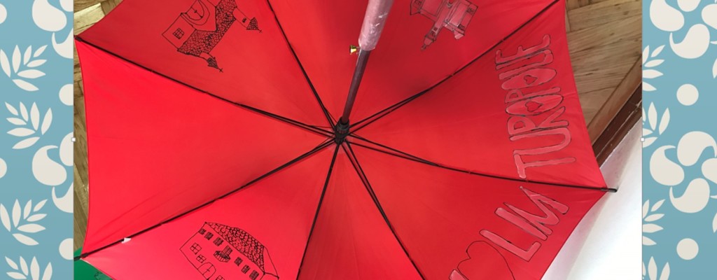 Volim Turopolje – oslikani kišobrani u knjižnici