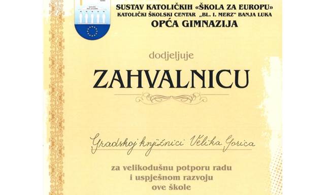 Knjižnica u posjetu KŠC-u Banja Luka