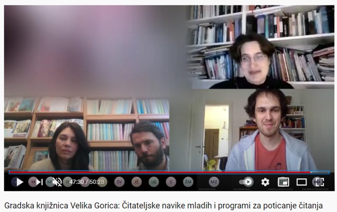 Uz Dan knjižnice održan webinar za knjižničare o čitateljskim navikama mladih i programima za poticanje čitanja