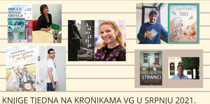 KNJIGE TJEDNA NA KRONIKAMA VG  U SRPNJU