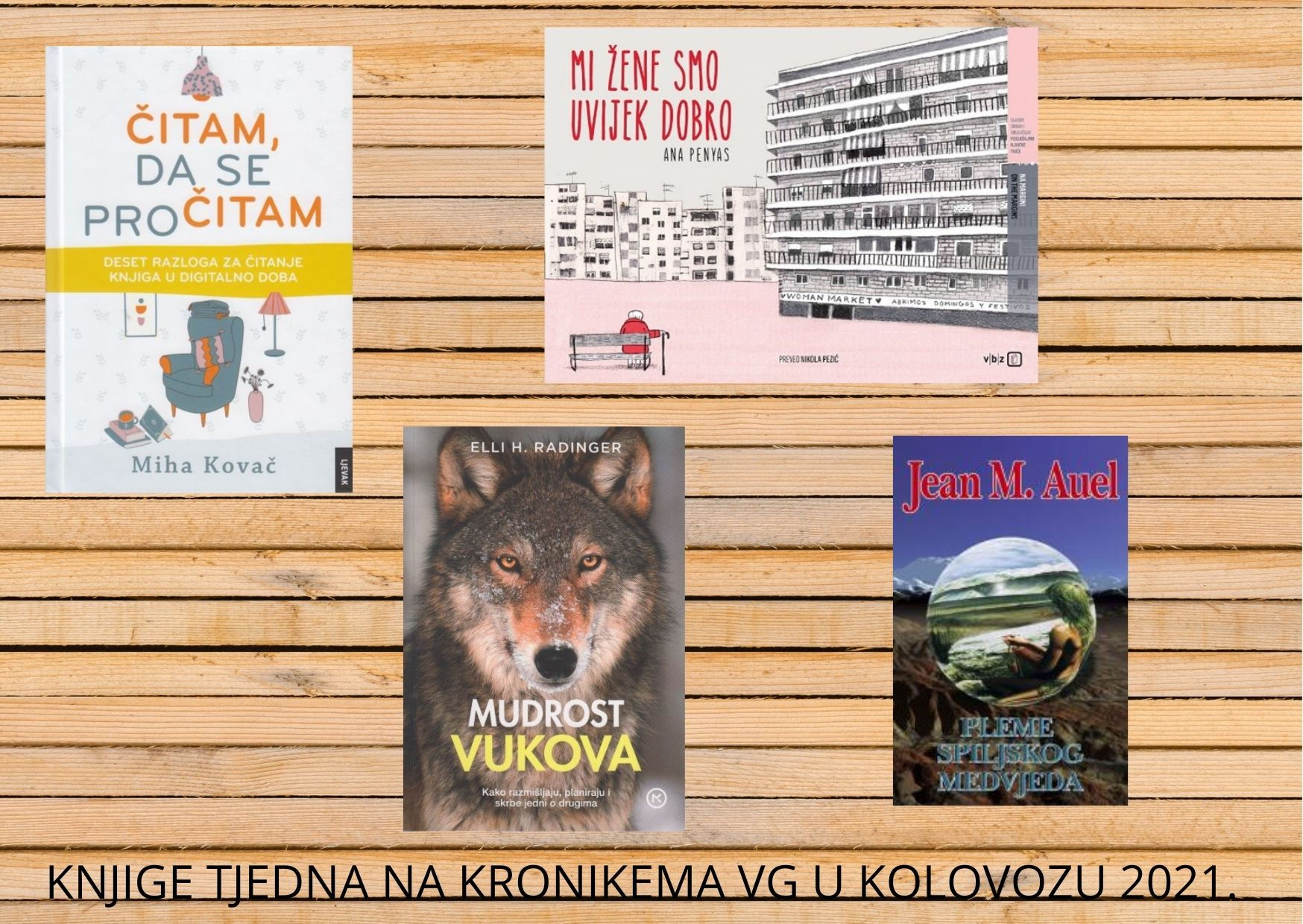 Knjige tjedna na portalu Kronike Velike Gorice u kolovozu 2021.