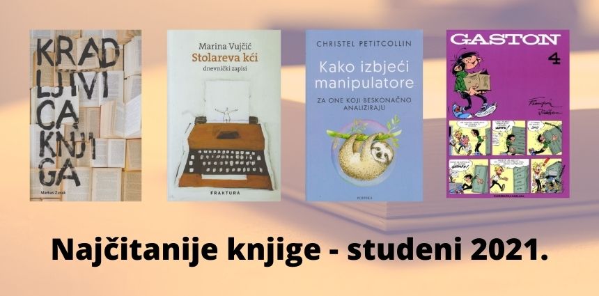 Najčitanije knjige – studeni 2021.
