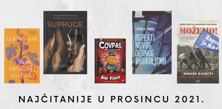 Najčitanije knjige u prosincu 2021.