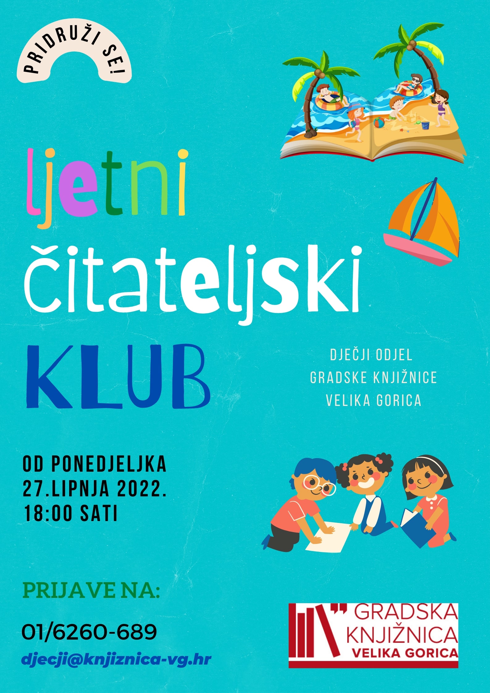 Ljetni čitateljski klub za djecu
