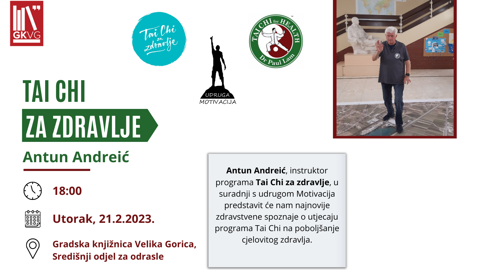 PREDAVANJE: Tai Chi za zdravlje