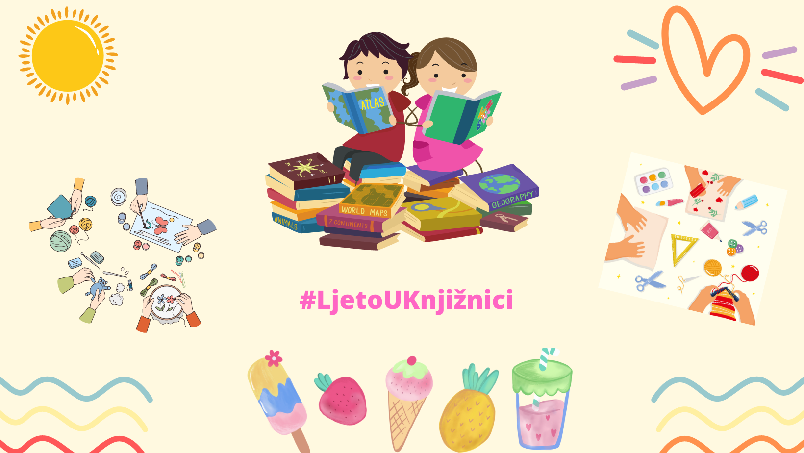 #LjetoUKnjižnici