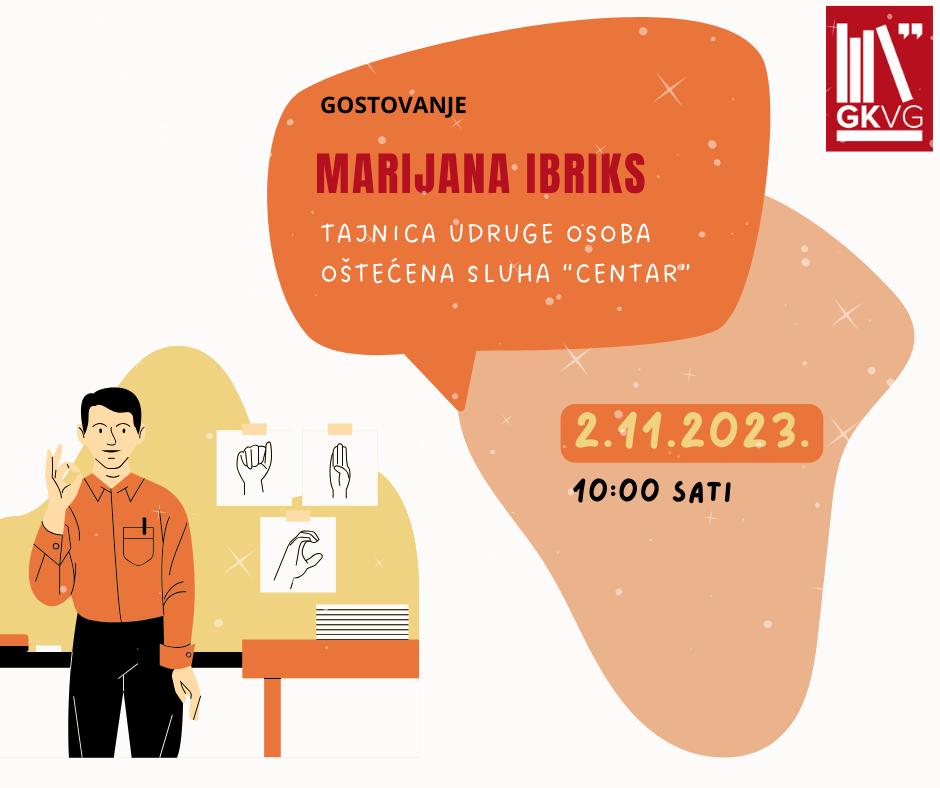 Gostovanje Marijane Ibriks