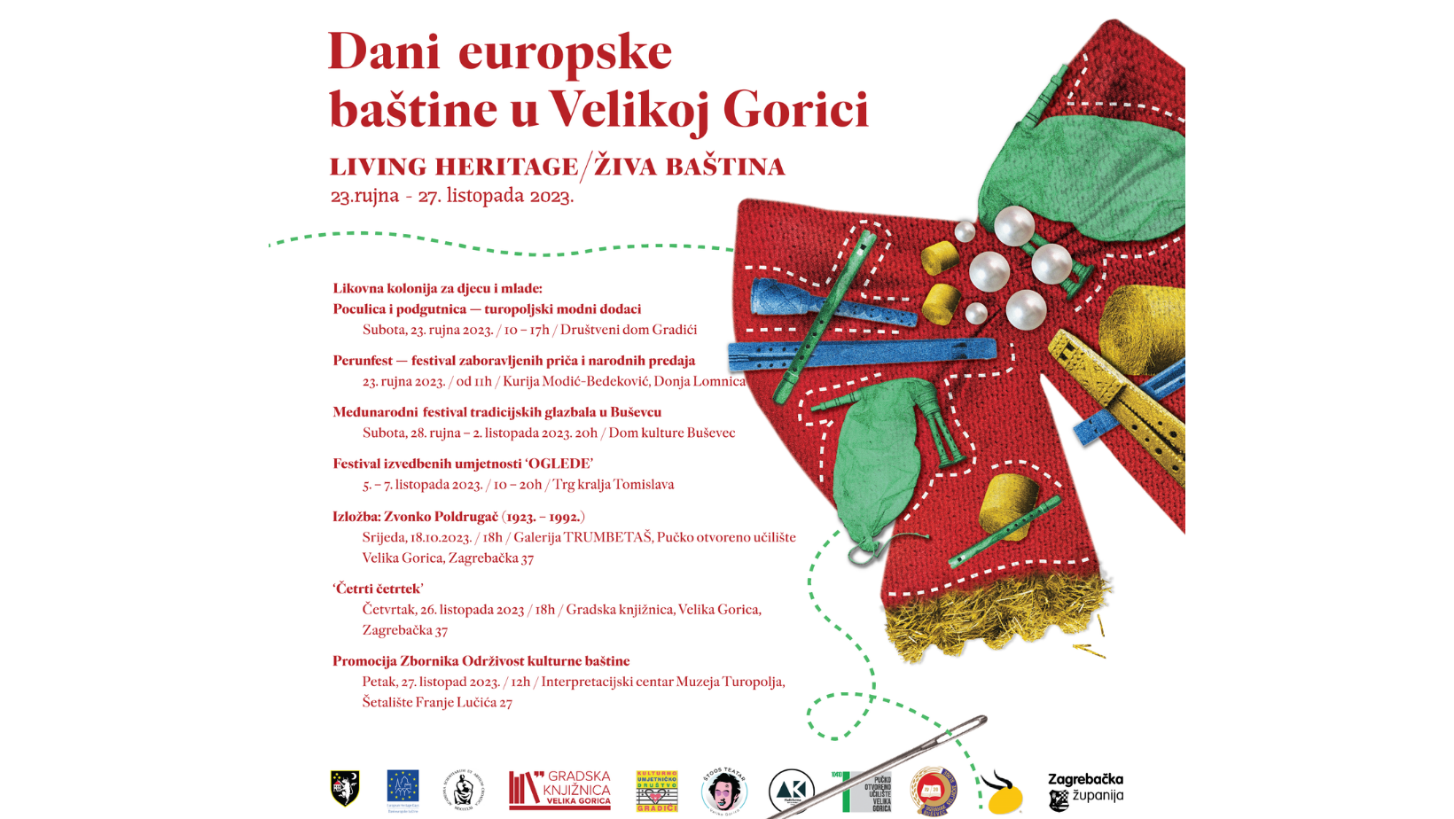 Četrti četrtek u okviru Dana europske baštine – radionica izrade tradicionalnih motiva turopoljske baštine