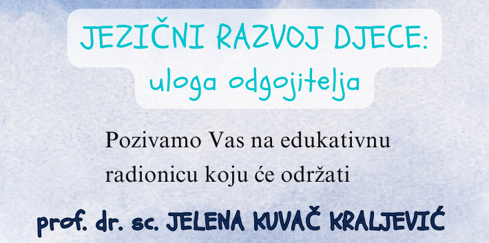 Jezični razvoj djece