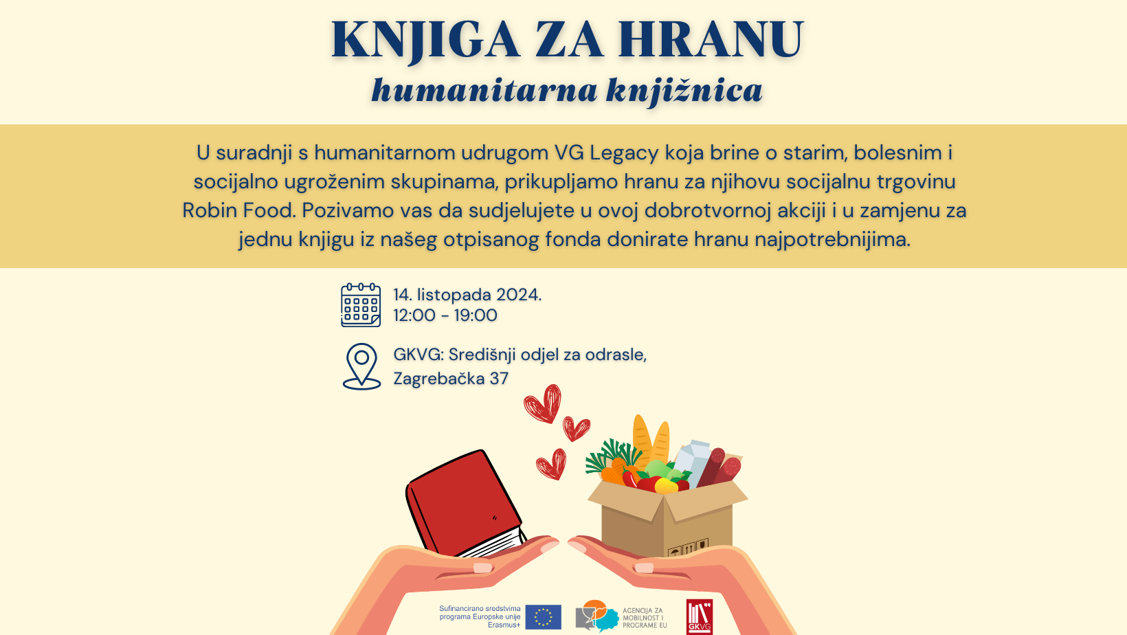 KNJIGA ZA HRANU: humanitarna knjižnica