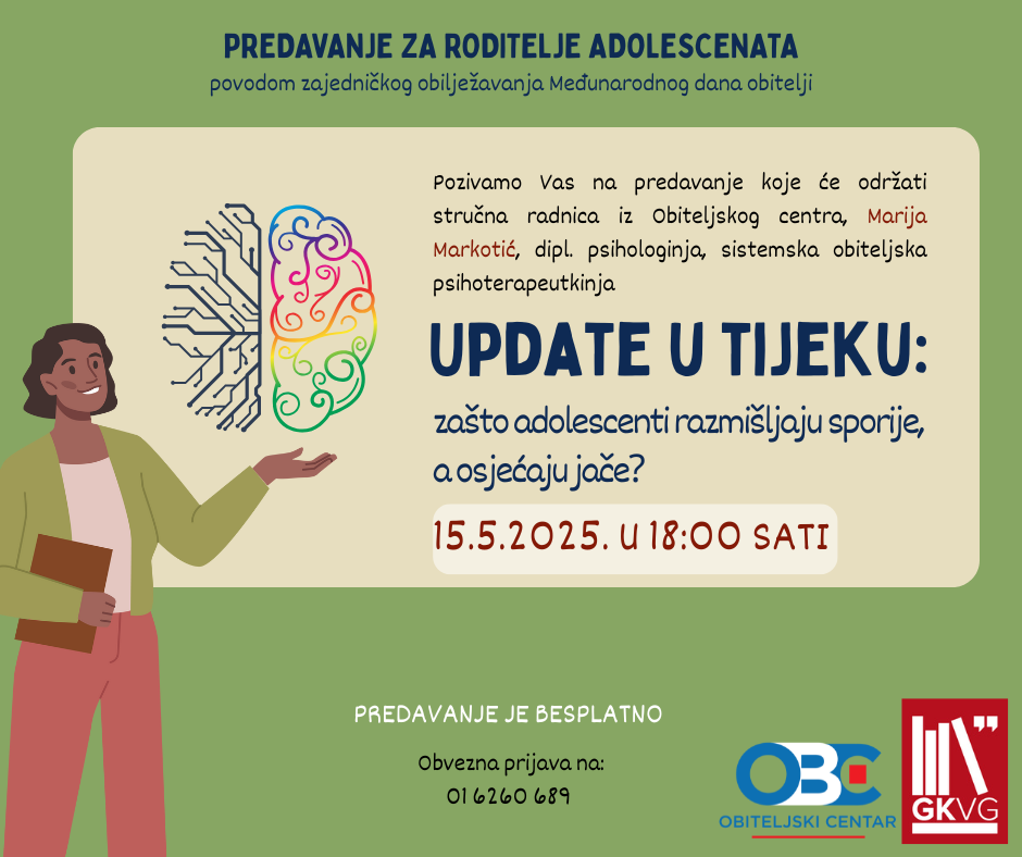 “Update u tijeku: zašto adolescenti razmišljaju sporije, a osjećaju jače?”