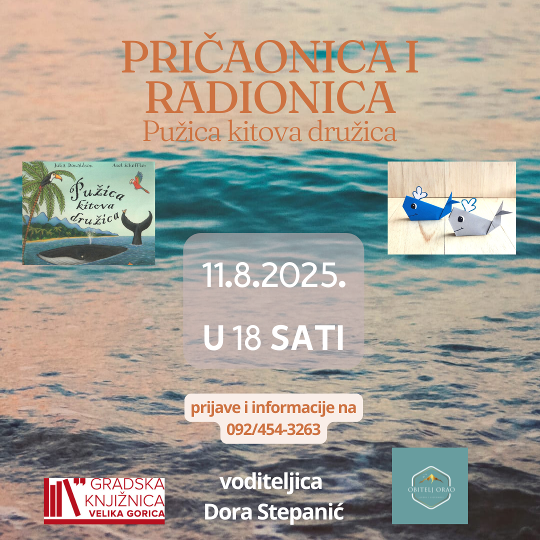 PRIČAONICA I RADIONICA : Pužica kitova družica