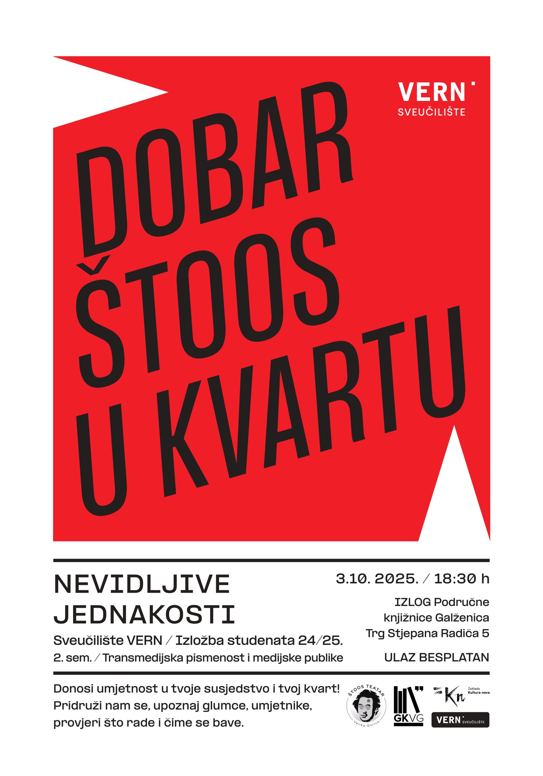 OTVORENJE IZLOŽBE LIKOVNIH RADOVA STUDENATA SVEUČILIŠTA VERN