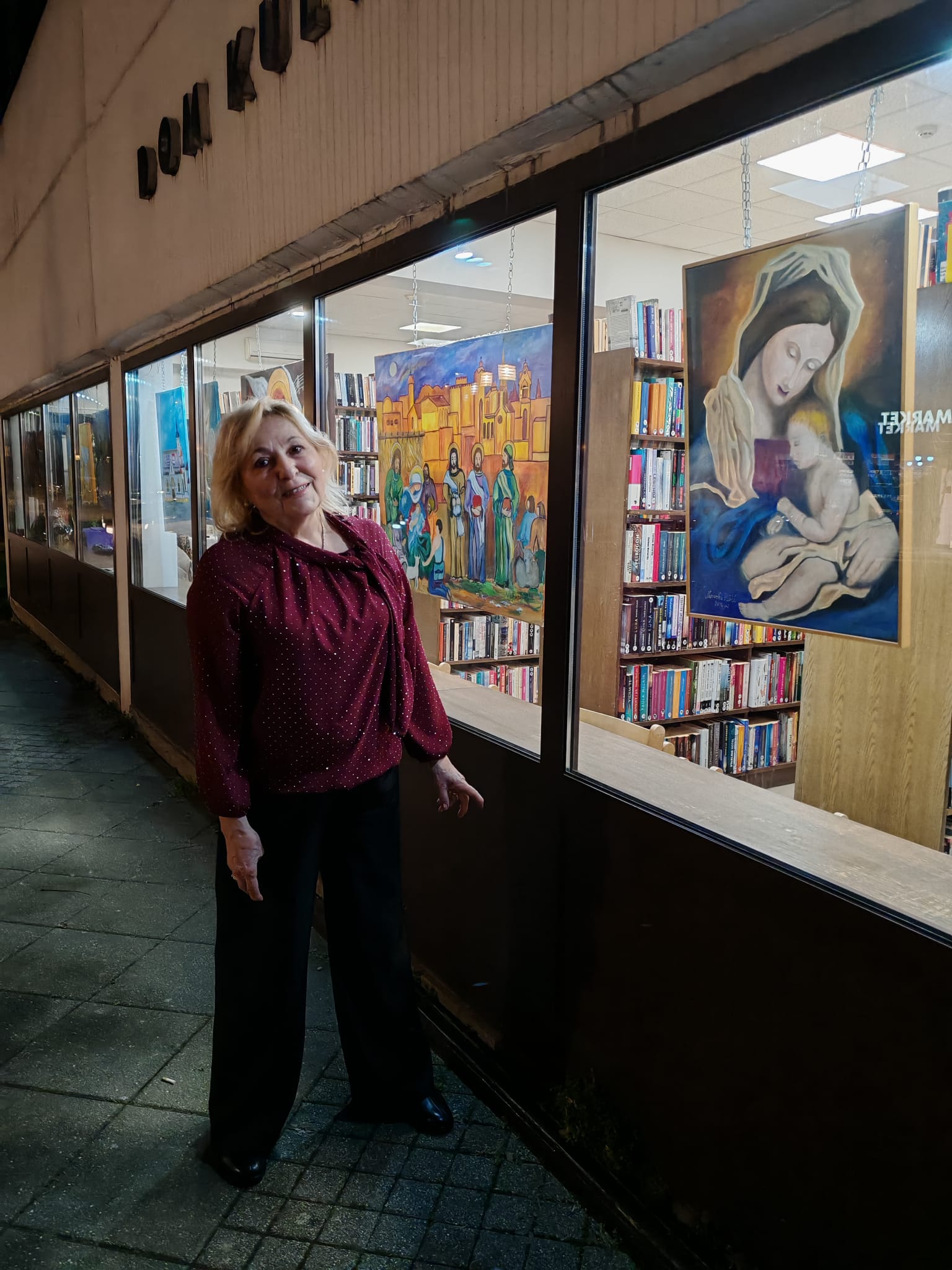 OTVORENA IZLOŽBA LIKOVNIH RADOVA NEVENKE VLAŠIĆ “U SUSRET BOŽIĆU”