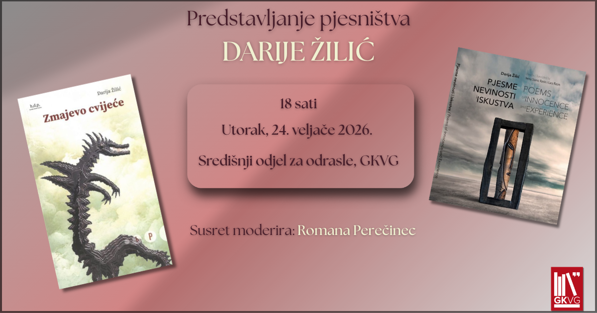 Predstavljanje pjesništva Darije Žilić