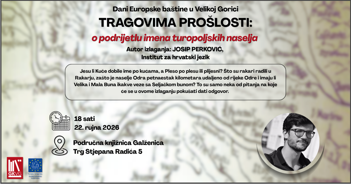 Tragovima prošlosti: o podrijetlu imena turopoljskih naselja