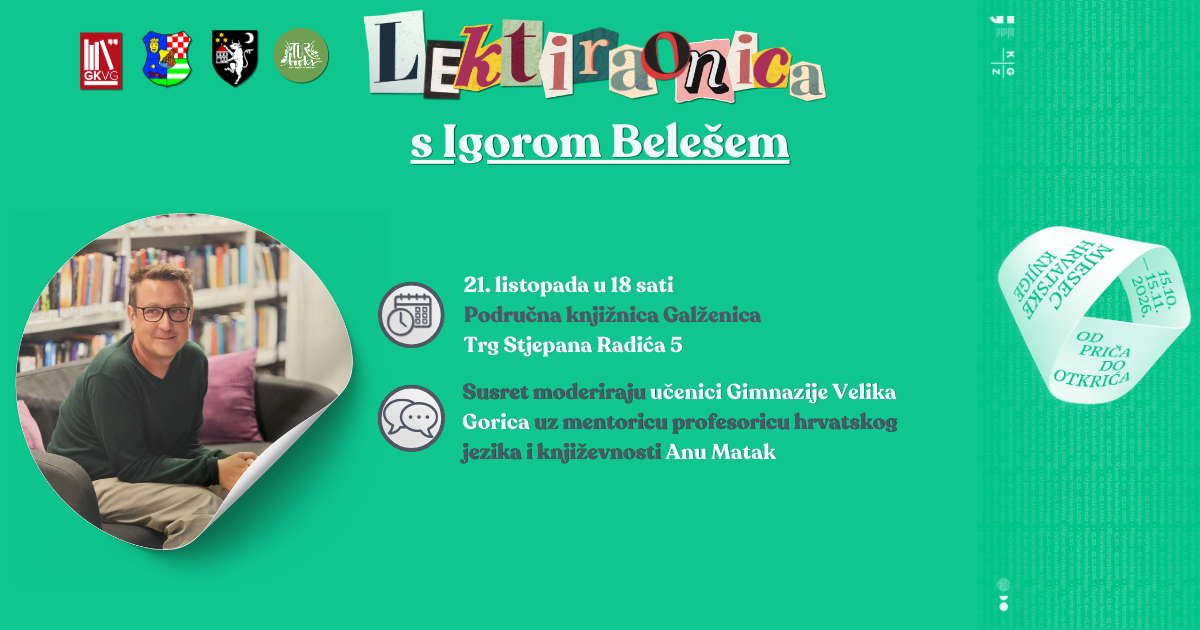 Mali književni festival Turbooks: Lektiraonica uz gostovanje Igora Beleša