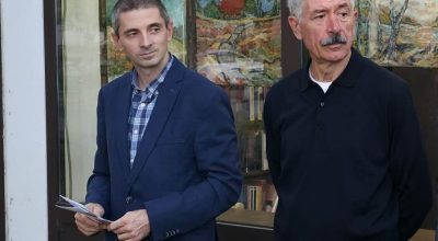 Filip Benjak, tajnik velikogoričke udruge ULIKUM i Stjepan Rožić, autor