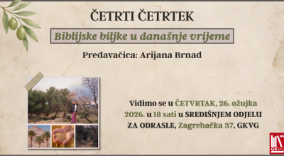 ČETRTI ČETRTEK (Objava na Facebooku)