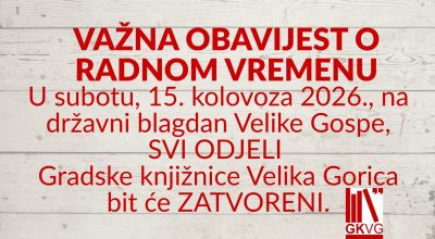 VAŽNA OBAVIJEST
